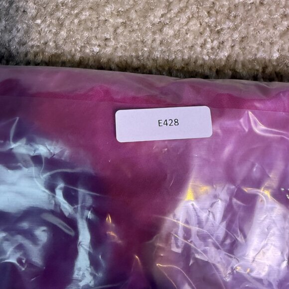 EXPRESS LAYERED Pink MINI SUMMER CHIFFON Batwing DRESS SIZE 7 / 8 Snake E428 - Picture 10 of 10